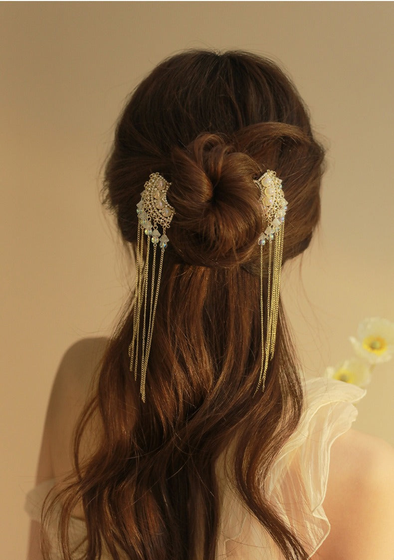 Another Braid U Shaped Hairpins Brown