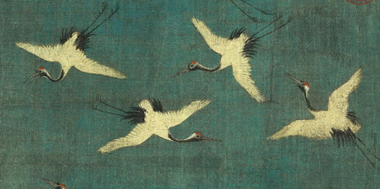 Auspicious Cranes Painting: Rui He Tu