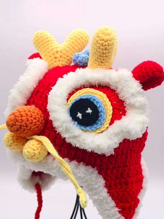 Chinese dragon Warm woolen hat