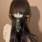 Phoenix Wings Pearl Tassel Hairpin